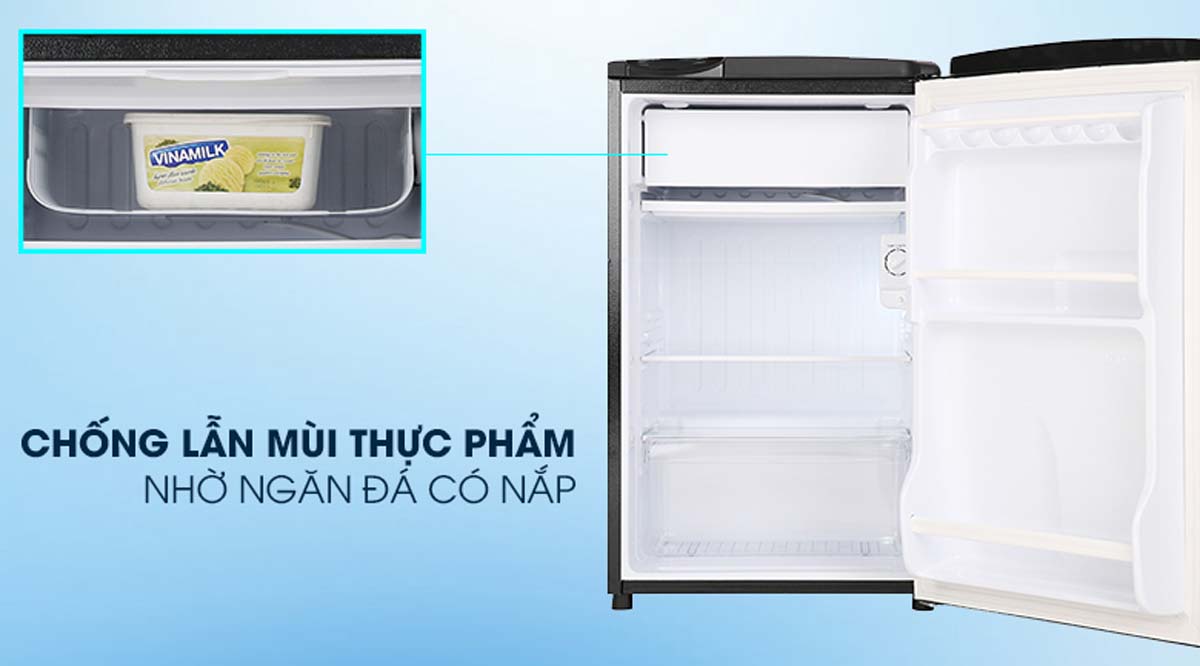 Tủ Lạnh Aqua AQR-D99FA(BS) 90 Lít 3 Tinh nang Tu Lanh Aqua AQR D99FABS 90 Lit 3
