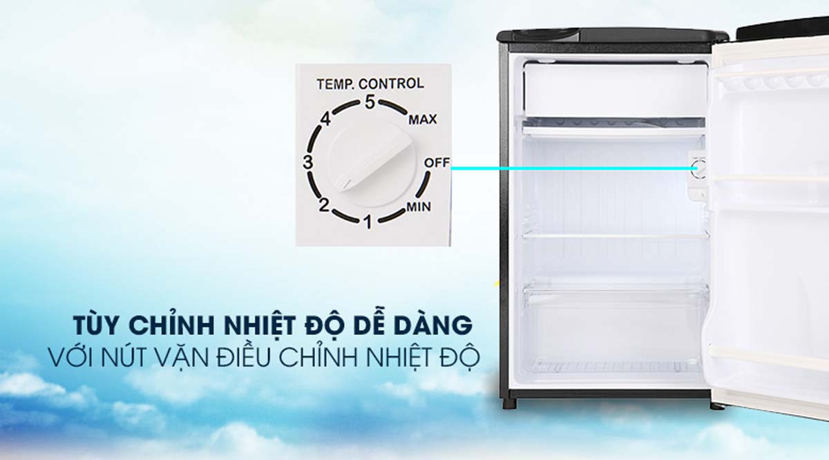 Tủ Lạnh Aqua AQR-D99FA(BS) 90 Lít 6 Tinh nang Tu Lanh Aqua AQR D99FABS 90 Lit 4