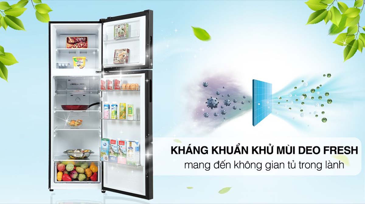Tủ Lạnh Aqua AQR-T299FA(FB) Inverter 283 Lít 4 Tinh nang Tu Lanh Aqua AQR T299FAFB Inverter 283 Lit 4