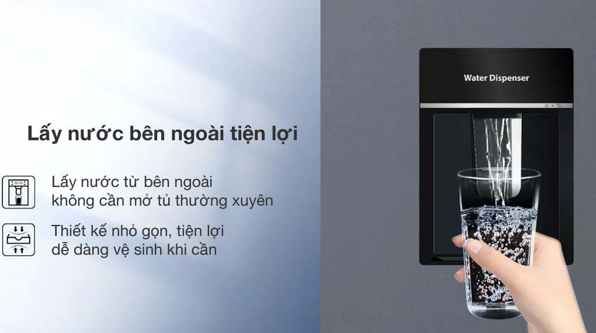 Tủ lạnh Aqua AQR-B360MA(WSL) Inverter 292 lít 6 Tinh nang Tu lanh Aqua AQR B360MAWSL Inverter 292 lit 7