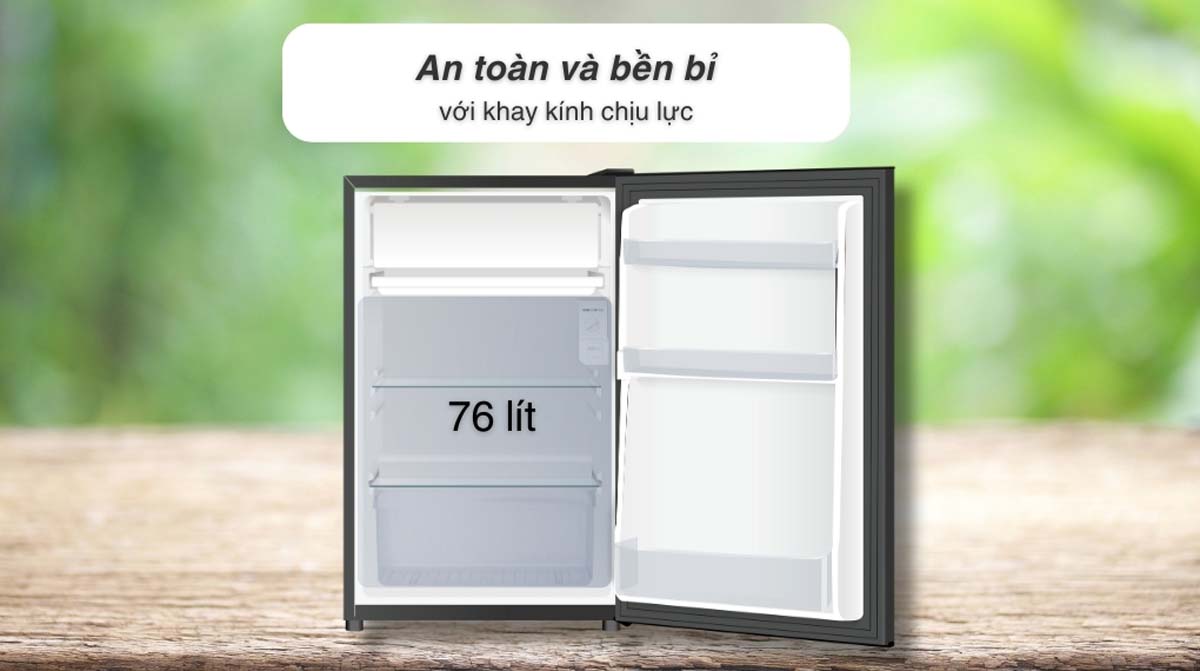 Tủ lạnh Aqua AQR-D100FA(BS) 90 lít 4 Tinh nang Tu lanh Aqua AQR D100FABS 90 lit 5