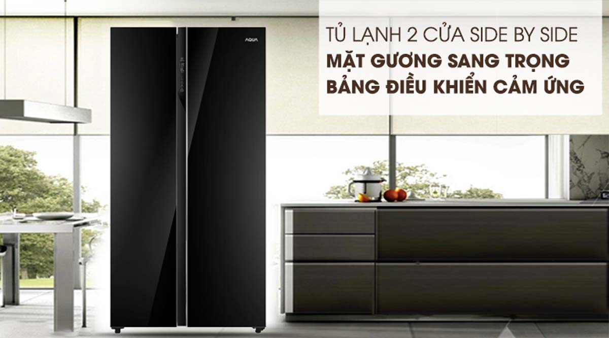 Tủ lạnh Aqua AQR-IG696FS (GB) Inverter 602 Lít 2 Tinh nang Tu lanh Aqua AQR IG696FS GB Inverter 602 Lit 4
