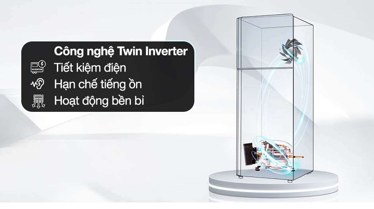 Tủ lạnh Aqua AQR-T260FA(FB) Inverter 236 lít 3 Tinh nang Tu lanh Aqua AQR T260FAFB Inverter 236 lit 3