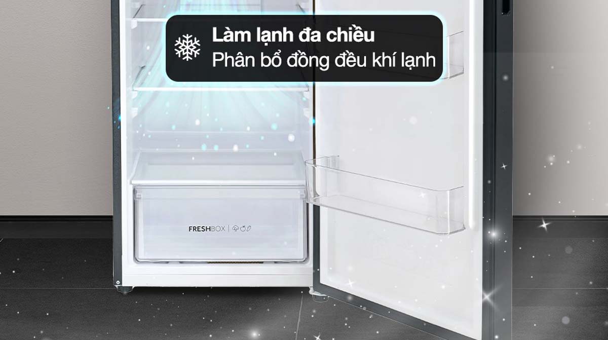 Tủ lạnh Aqua AQR-T260FA(FB) Inverter 236 lít 4 Tinh nang Tu lanh Aqua AQR T260FAFB Inverter 236 lit 4
