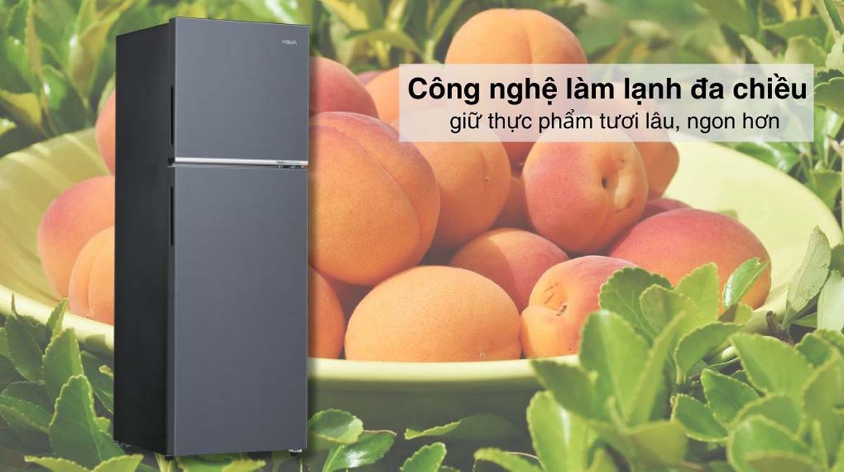 Tủ lạnh Aqua AQR-T410FA(SL) Inverter 358 lít 2 Tinh nang Tu lanh Aqua AQR T410FASL Inverter 358 lit 4