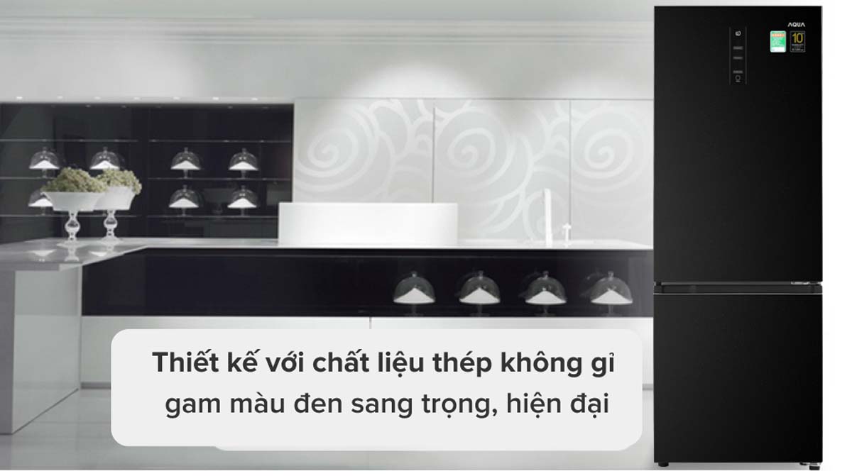 Tủ Lạnh Aqua AQR-B348MA(FB) Inverter 292 Lít 1 Tu Lanh Aqua AQR B348MAFB Inverter 292 Lit 1 1