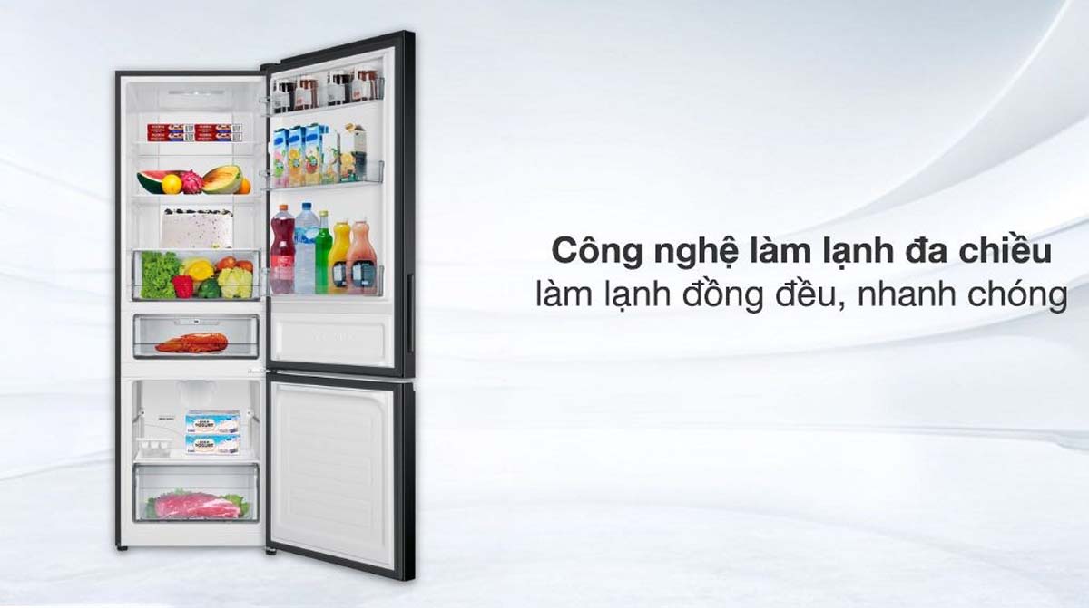 Tủ Lạnh Aqua AQR-B360MA(SLB) Inverter 292 Lít 5 Tu Lanh Aqua AQR B360MASLB Inverter 292 Lit 7