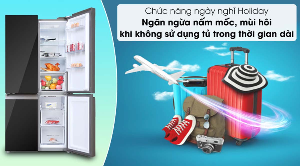 Tủ Lạnh Aqua AQR-IG636FM(GB) Inverter 4 Cánh 549 Lít 8 Tu Lanh Aqua AQR IG636FMGB Inverter 4 Canh 549 Lit 4
