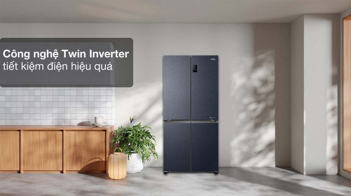 Tủ Lạnh Aqua AQR-M532XA(CBC) Inverter Multi Door 469 Lít 1 Tu Lanh Aqua AQR M532XACBC Inverter Multi Door 469 Lit 3