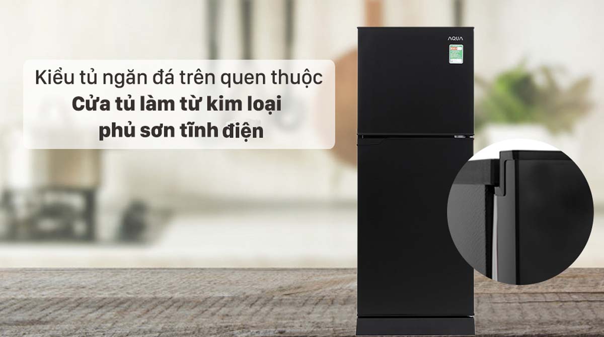 Tủ Lạnh Aqua AQR-T150FA(BS) 130 Lít 2 Tu Lanh Aqua AQR T150FABS 130 Lit 6
