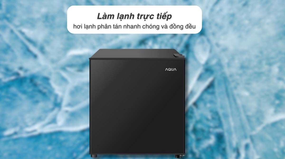 Tủ lạnh Aqua AQR-D60FA(BS) 50 lít 2 Tu lanh Aqua AQR D60FABS 50 lit 2