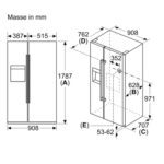 Tủ Lạnh Bosch KAD93AIEP Side By Side 562 Lít Series 6 - Ảnh 2
