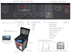 thong so ky thuat May Giat Toshiba AW DM1100PVKK Inverter 10Kg