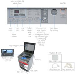thong so ky thuat May Giat Toshiba AW DUK1300KVSG Inverter 12Kg