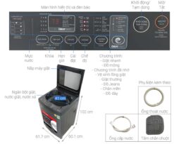 thong so ky thuat May Giat Toshiba AW DUM1400LVMK Inverter 13Kg