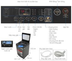 thong so ky thuat May Giat Toshiba AW DUM1600LVSG Inverter 15Kg