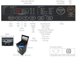 thong so ky thuat May Giat Toshiba AW M905BVMK 8Kg