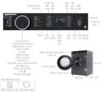 Máy giặt Toshiba TW-BK115G4V(MG) Inverter 10.5kg - Ảnh 3