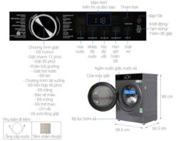 thong so ky thuat May giat Toshiba TW T25BU115MWVMG Inverter 10.5 kg