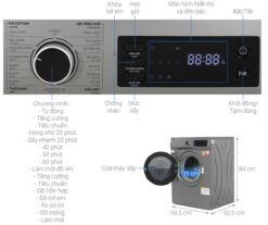 thong so ky thuat May say quan ao Toshiba TD H80SEVSK 7Kg