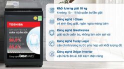 tinh nang May Giat Toshiba AW DM1100PVKK Inverter 10Kg
