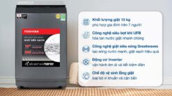 tinh nang May Giat Toshiba AW DUM1400LVMK Inverter 13Kg