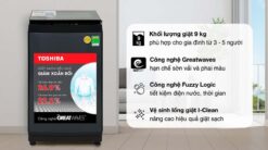 tinh nang May Giat Toshiba AW M1000FVMK 9Kg