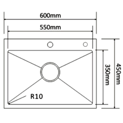 Bản-vẽ-kích-thước-chậu-rửa-bát-1-hố-Sơn-Hà-HM.X.1C.60.2.3