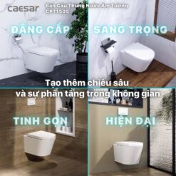 Bon cau treo tuong CAESAR CPT1505 ket nuoc am TH1520 11