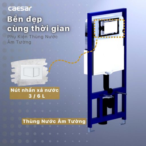 Bon cau treo tuong CAESAR CPT1505 ket nuoc am TH1520 8