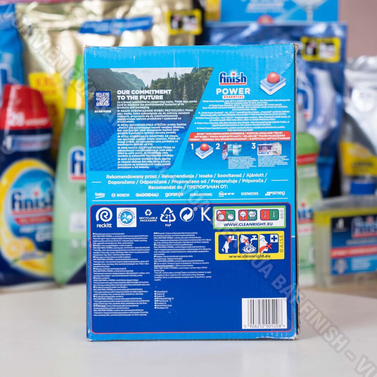 Viên rửa bát FINISH Power Essential hộp100 viên - Ảnh 9