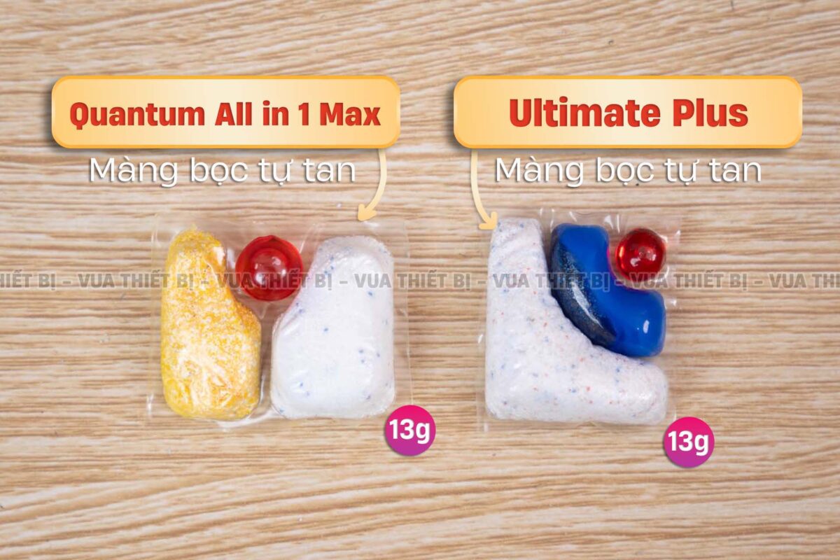 Viên rửa bát FINISH Quantum All In 1 túi 21 / 44 / 64 / 72 / 78 viên - Ảnh 13