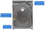 Máy giặt Aqua AQD-A1000G.S Inverter 10kg - Ảnh 10