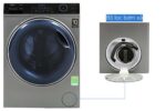 Máy giặt Aqua AQD-A1200H.PS Inverter 12kg - Ảnh 9
