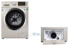 May Giat Midea MFC90 D1401 Long Ngang Giat 9Kg Say 6Kg 7