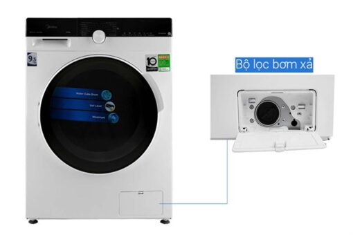 May Giat Midea MFK95 1401WK Long Ngang Inverter 9.5 Kg 6