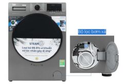 May giat Beko WCV9648XSTM 9 Kg Long Ngang Inverter 7