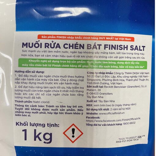 Muoi rua bat Finish Salt tui 1.0kg FVSA10 2