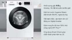 Tinh nang May Giat Samsung WW85T4040CESV Inverter 8.5Kg