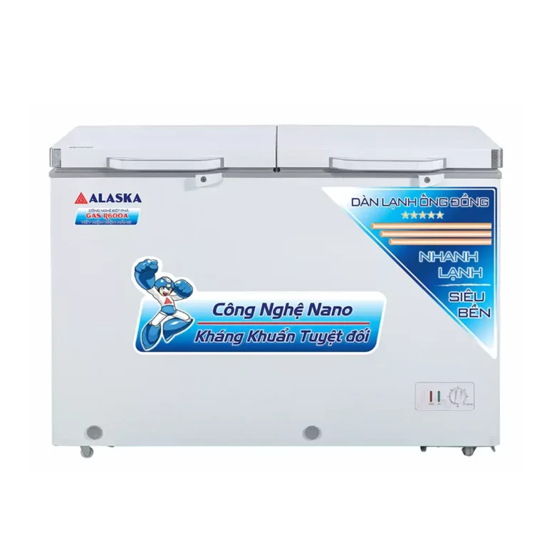Tủ Đông Alaska BCD-5568C Dàn Đồng 2 Ngăn 2 Cánh 550 Lít