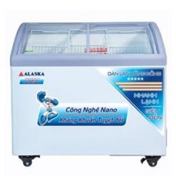 Tủ Đông Alaska KC-210 1 Ngăn 210 Lít Mặt Kính Cong