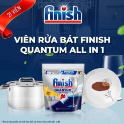 Vien rua bat Finish Quantum All In 1 21 vien huong chanh 10