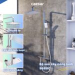 Vòi sen cây Caesar S688C phím đàn nóng lạnh - Ảnh 8