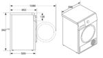 Máy sấy quần áo Bosch WTX87KH0BY 9Kg Serie 8 - Ảnh 2