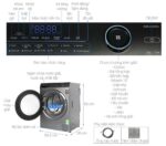 Máy giặt Aqua AQD-A1000G.S Inverter 10kg - Ảnh 3