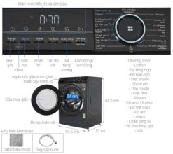 thong so ky thuat May Giat Aqua AQD A1052J.BK Inverter 10.5Kg