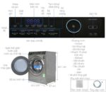 Máy giặt Aqua AQD-A1200H.PS Inverter 12kg - Ảnh 3