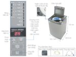Máy giặt Aqua AQW-KS80GT.S 8kg - Ảnh 3