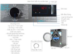 thong so ky thuat May Giat Beko WCV9614XB0STM 9 Kg Inverter