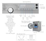 Máy giặt Midea MFK95-1401SK Inverter 9.5kg - Ảnh 3